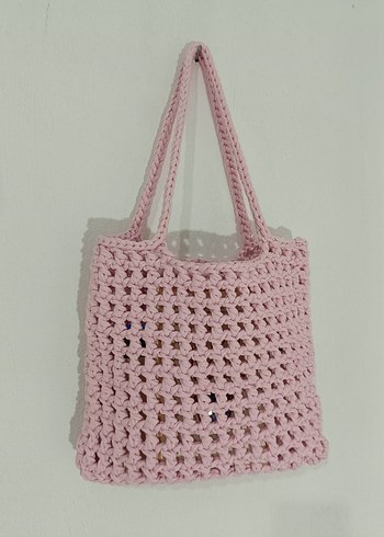 Veronika pembe kol çantası - Görsel 5