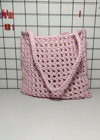 Veronika pembe kol çantası - Görsel 3