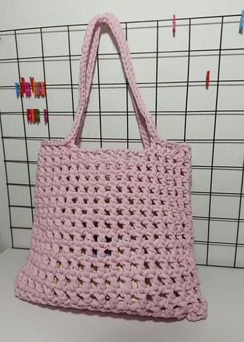 Veronika pembe kol çantası - Görsel 7