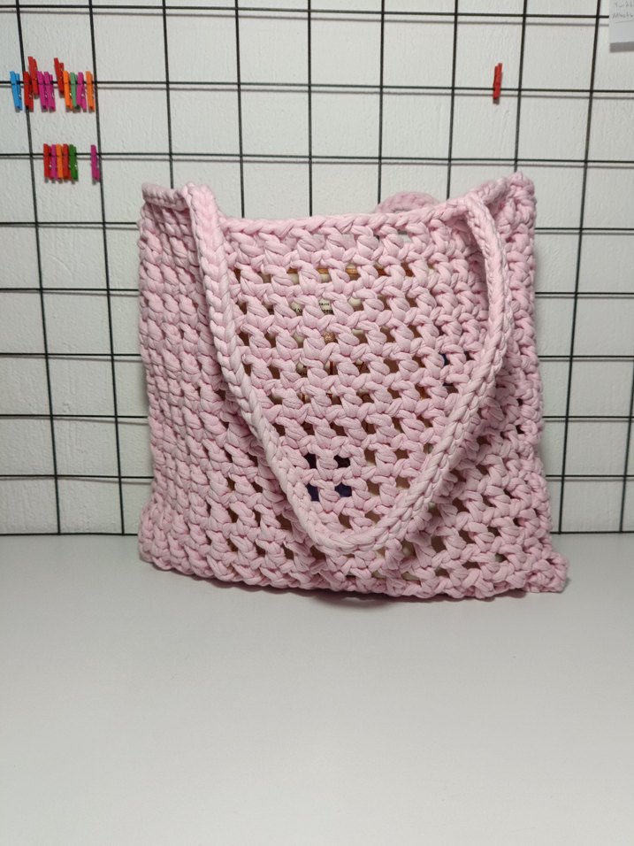 Veronika pembe kol çantası - Görsel 3