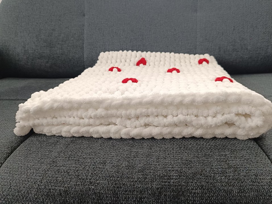 KALPLİ BEBEK BATTANİYESİ PUFY BEYAZ 110*100 - Görsel 2