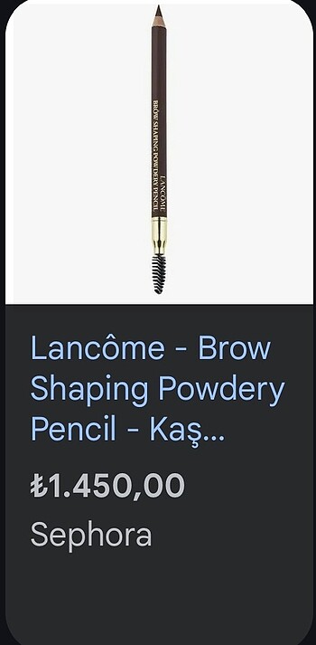 Beden Renk Lancome kaş kalemi