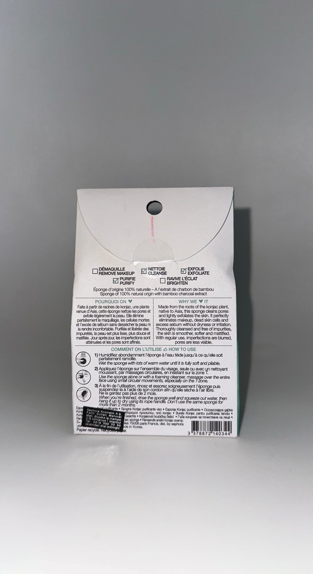 Sephora cilt temizleme süngeri - Görsel 2