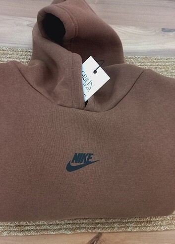 xl Beden kahverengi Renk Unisex Kapüşonlu oversize Sweatshirt