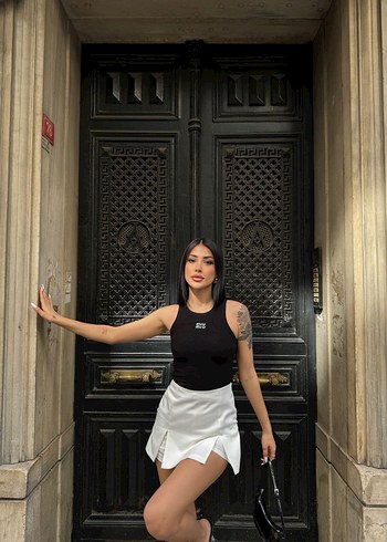 universal Beden Siyah Straplez Kadın Crop Top