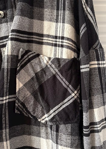 Ekose Desenli Kadın Gömlek - Görsel 2