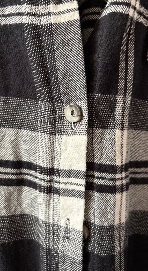 Ekose Desenli Kadın Gömlek - Görsel 3