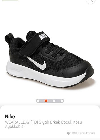22 Beden Nike çocuk spor ayakkabı
