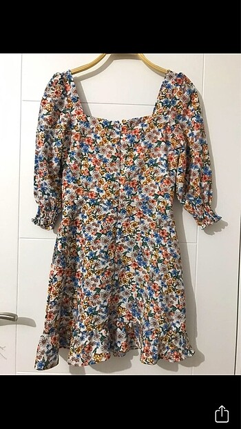 s Beden çeşitli Renk Zara çiçekli tatlı elbise