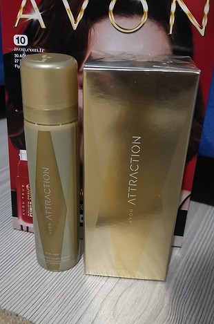 avon bayan attraction 50 ml parfüm 2li set