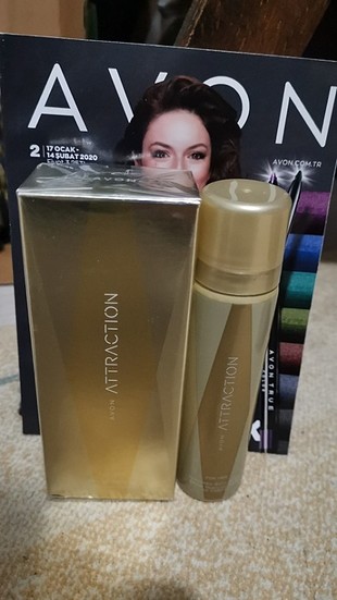 Avon bayan attraction 50 ml parfüm 2li 