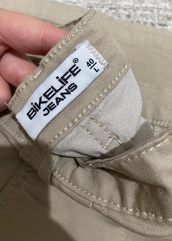 l Beden Bej Kadın Kargo Pantolon