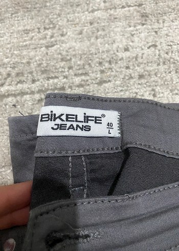 l Beden Gri Kadın Regular Kargo Pantolon