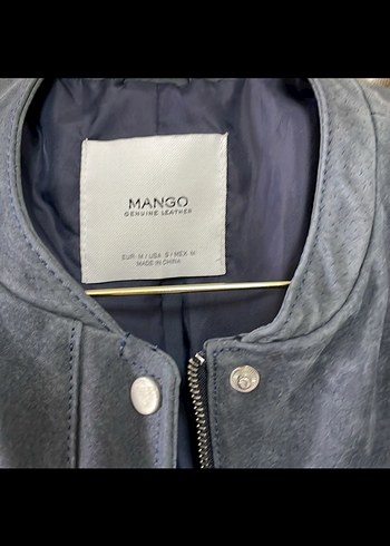 Gri Süet Kadın Deri Ceket - Görsel 2