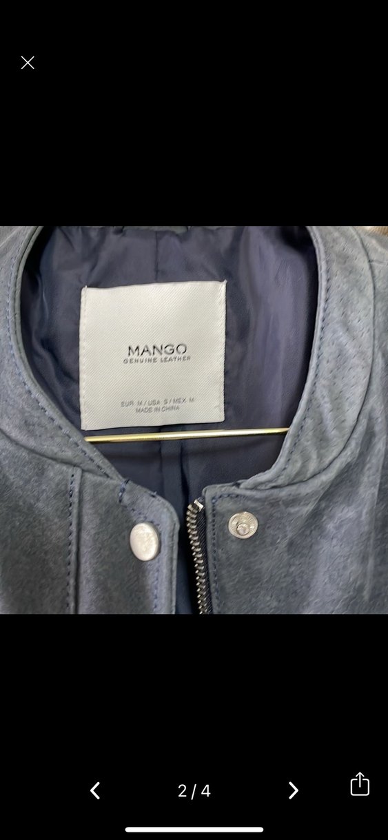 Gri Süet Kadın Deri Ceket - Görsel 2