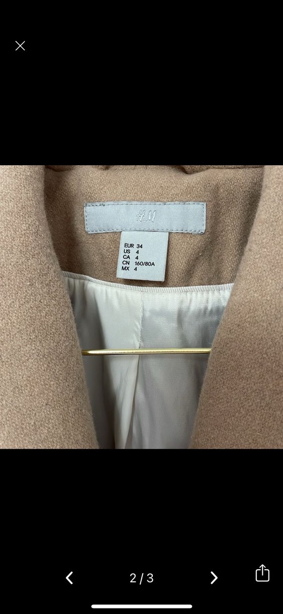 Bej Kuşaklı Kadın Kaban - Görsel 3