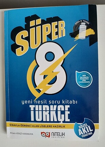 NİTELİK YAYINLARI 8. SINIF TÜRKÇE SORU BANKASI 