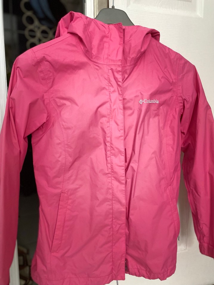 Pembe Fermuarlı Yağmurluk - Görsel 2