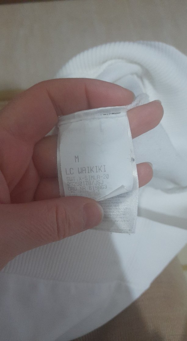 Erkek Beyaz Kapüşonlu Sweatshirt - Görsel 4