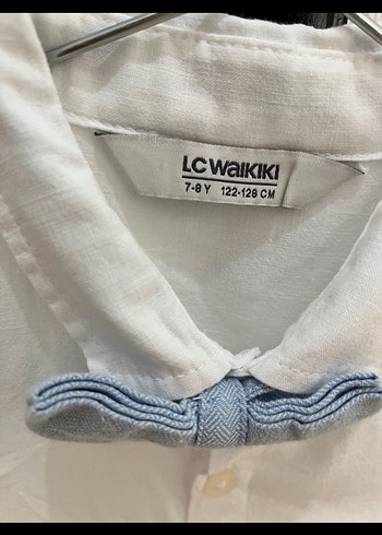 LC Waikiki Beyaz Erkek Çocuk Denim Gömlek Mavi Pantolon Takım