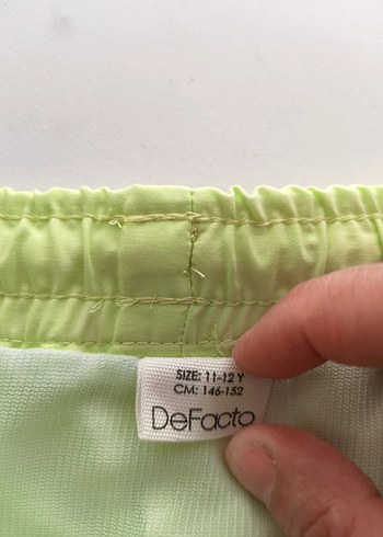 Defacto Defacto 11/12 yaş (146-152 cm) Erkek Çocuk Yeşil deniz Şortu