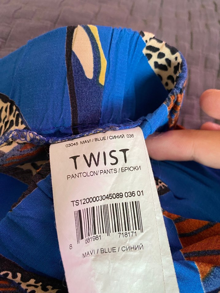 Twist kumaş pantolon - Görsel 3