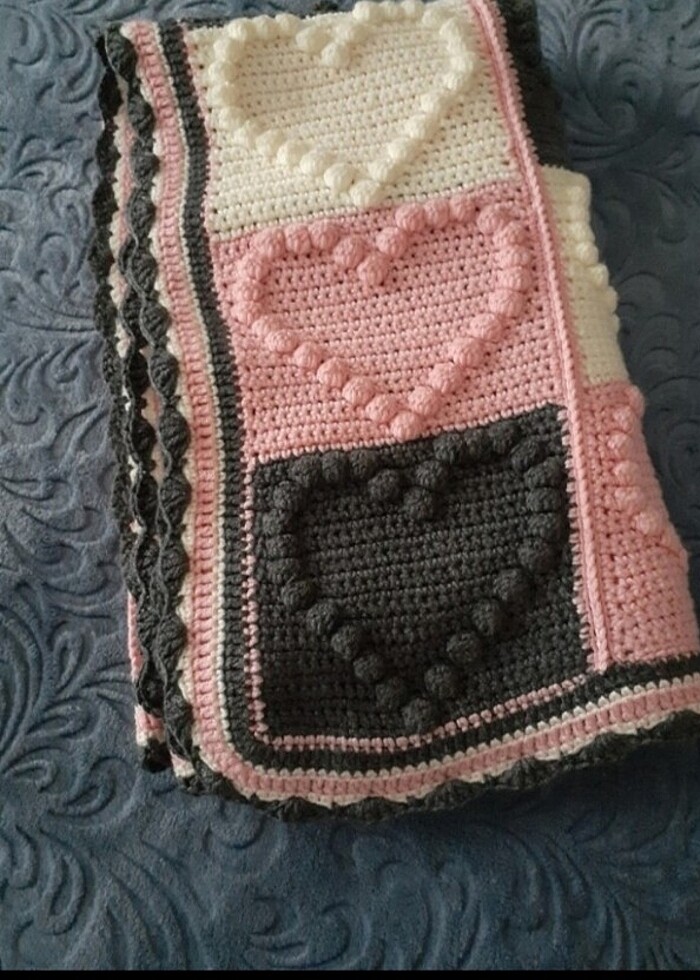 Popcornlu bebek battaniyesi  - Görsel 3