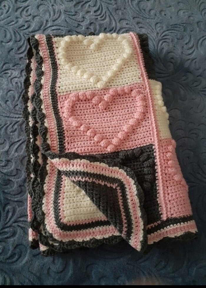 Popcornlu bebek battaniyesi  - Görsel 4