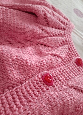 Örgü bebek yeleği ve hırkası  - Görsel 3