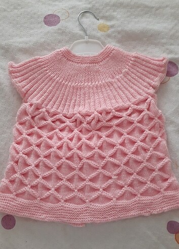 Örgü bebek yeleği ve hırkası  - Görsel 6
