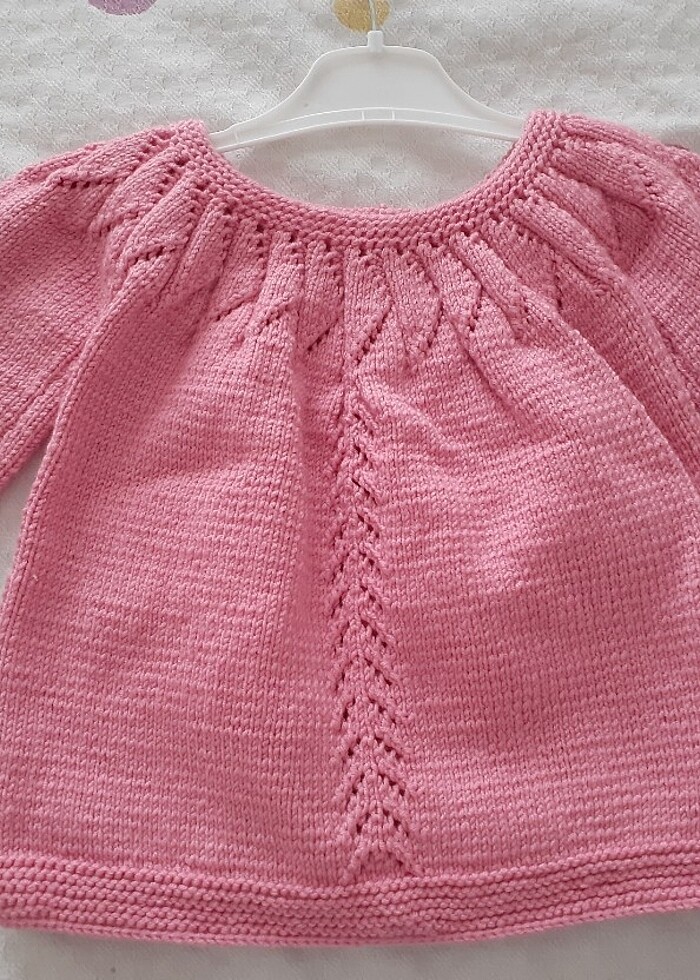 Örgü bebek yeleği ve hırkası  - Görsel 2