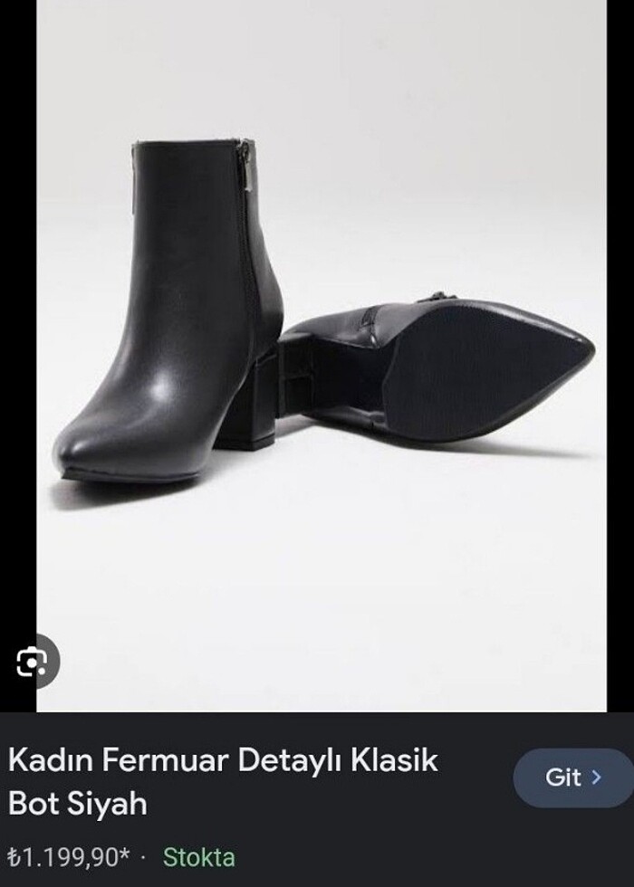 Fermuar detaylı klasik kadın botu - Görsel 2