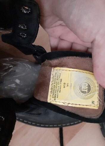 caterpillar colorado siyah kadın bot - Görsel 7