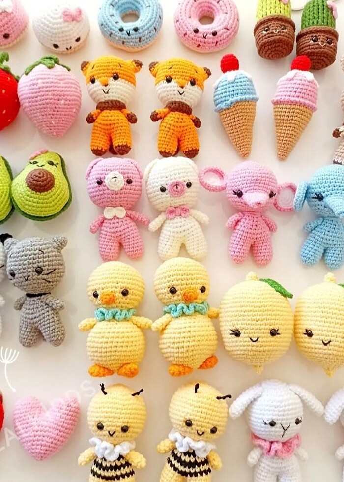 Amigurimi anahtarlık - Görsel 2