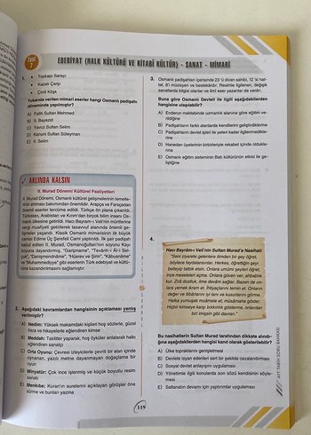  Beden AYT Tarih Soru Bankası 2. Oturum
