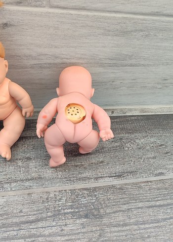 Pastel Bej Bebek Oyuncak Seti - Görsel 4