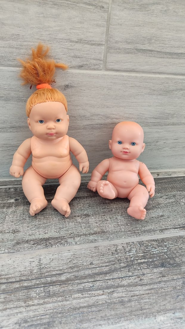 Pastel Bej Bebek Oyuncak Seti - Görsel 2