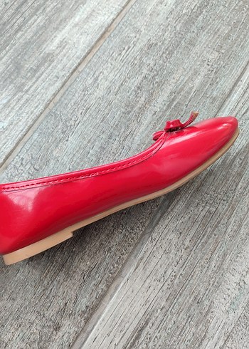 Kız Çocuk Kırmızı Fiyonklu Babet - Görsel 4