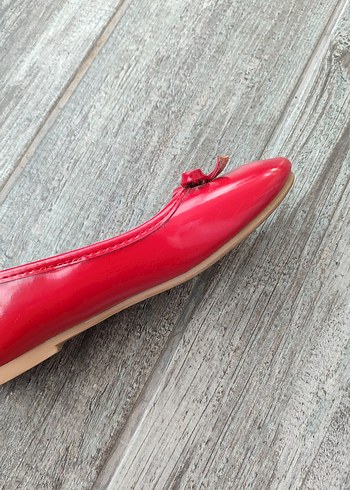 Kız Çocuk Kırmızı Fiyonklu Babet - Görsel 3