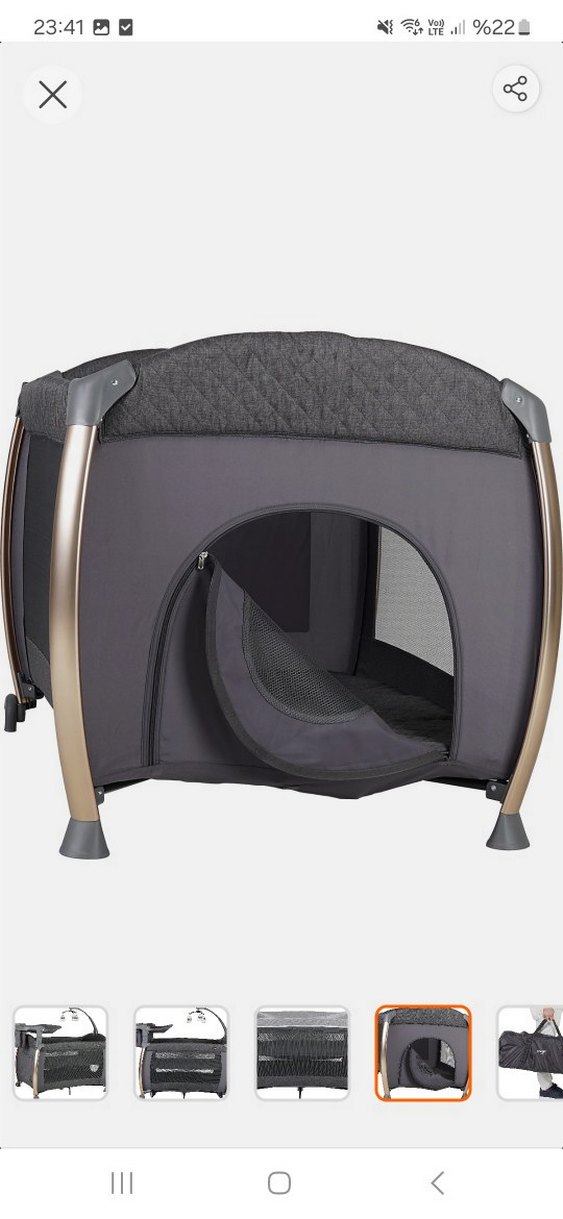 Prego Panama Gri Oyun Parkı ve Beşik - Görsel 5