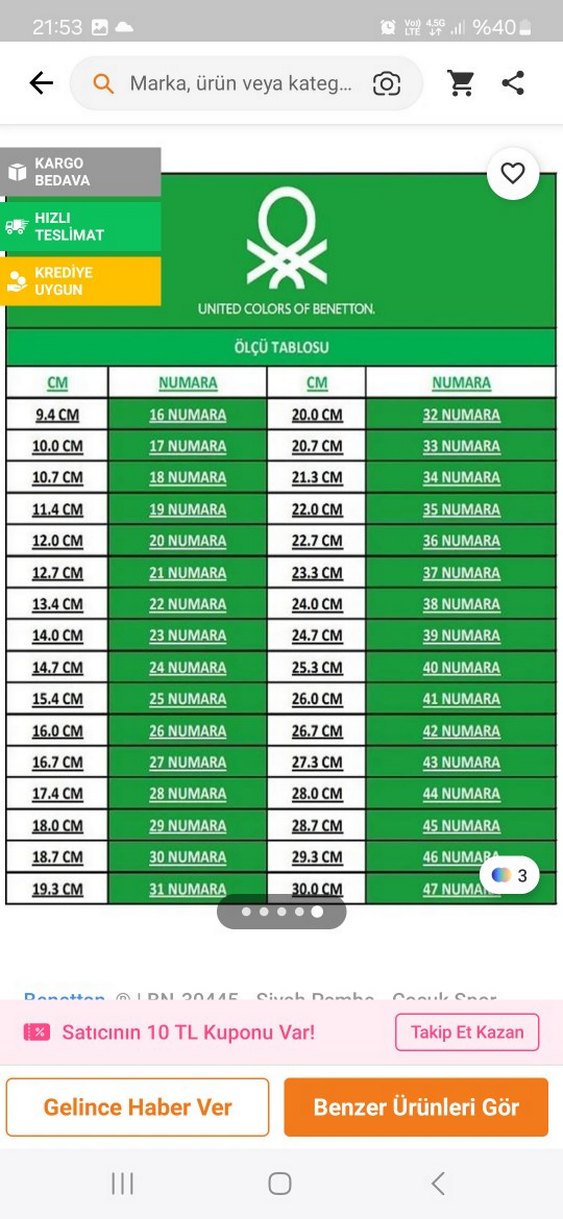 Kız Çocuk Siyah  Desenli Spor Ayakkabı - Görsel 5