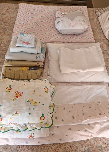 Beyaz Bebek Uyku Seti ve Aksesuarları - Görsel 6