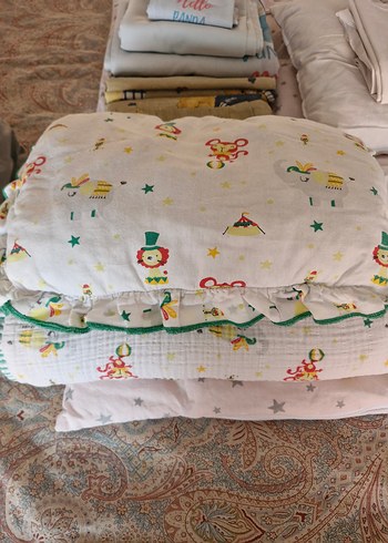 Beyaz Bebek Uyku Seti ve Aksesuarları - Görsel 3