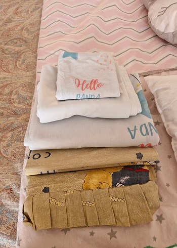 Beyaz Bebek Uyku Seti ve Aksesuarları - Görsel 4