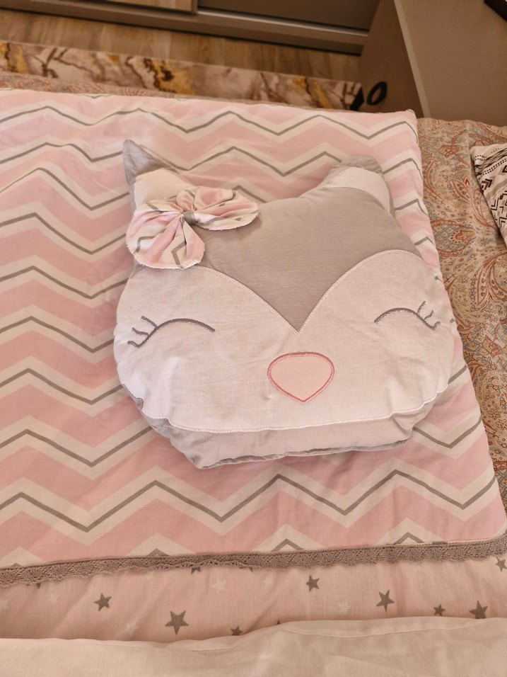 Beyaz Bebek Uyku Seti ve Aksesuarları - Görsel 5