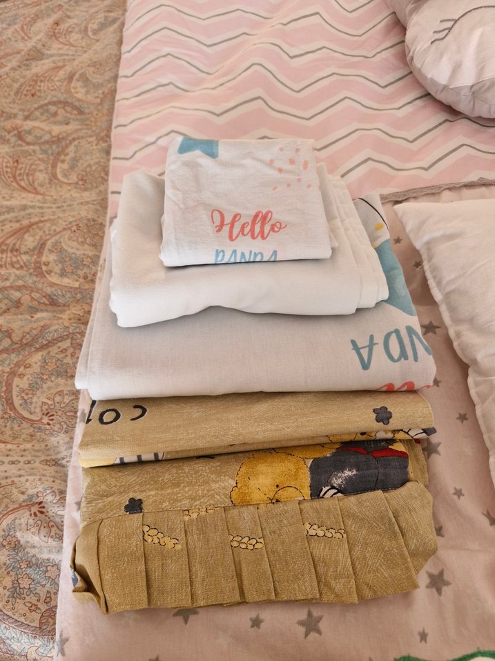 Beyaz Bebek Uyku Seti ve Aksesuarları - Görsel 4