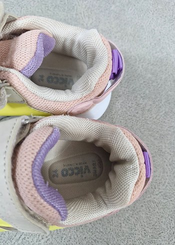 Vicco Kız Çocuk Sarı Cırt Cırtlı Spor Ayakkabı - Görsel 3