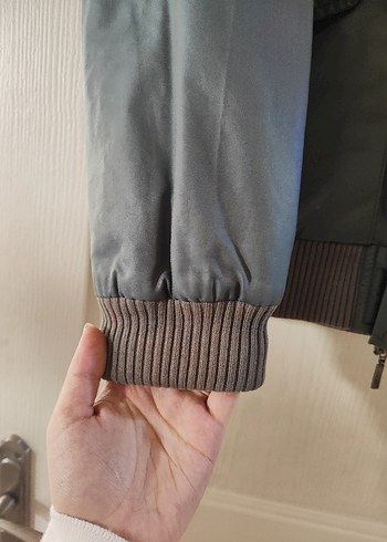 38 Beden gri Renk Us.polo Gri Fermuarlı Mont Unisex