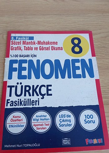 LGS Fenomen Türkçe 8. Sınıf 3. Fasikül ve 8. Fasikül