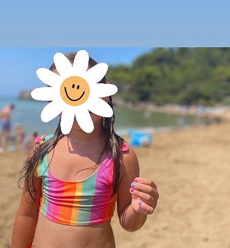 6 Yaş Beden çeşitli Renk H&M 8-10 yaş kız çocuk bikini